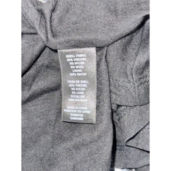 Rebecca Taylor Coquette Cottagecore Wool Dress Turtleneck Ruch Longsleeve Medium - Picture 10 of 11